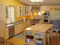 Custom cabinets by Jaun Lopez of Lake County Woodcrafters.